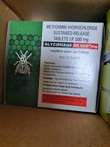 메트포르민 글리시파지 SR 500mg photo review