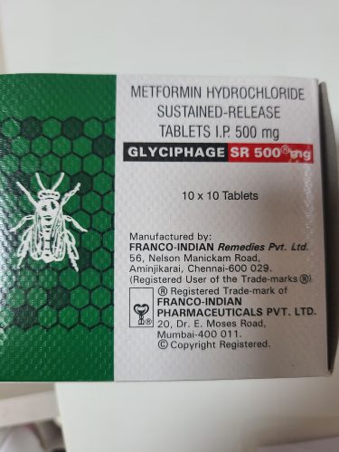 메트포르민 글리시파지 SR 500mg photo review